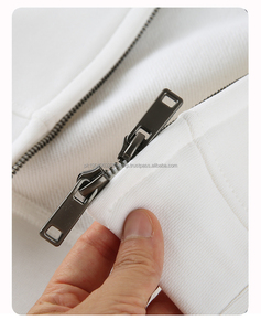 Sudaderas con Capucha de Alta Calidad, Personalizadas, con Cierre Doble, 460g, 100% Algodón, Cierre Completo, para Hombre y Mujer - Product Image 4