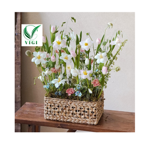 Paniers de rangement polyvalents en jacinthe d'eau pour la décoration intérieure-Petit, moyen, grand - Product Image 1