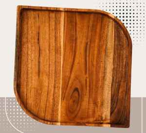 Plateau en bois plateau en bois servant hôtel et restaurant plateau à usage domestique fait à la main - Product Image 1