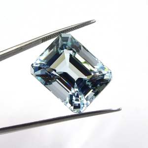 Piedra preciosa facetada cortada Octágono aguamarina azul natural 41.00Cts para la fabricación de joyas - Product Image 3