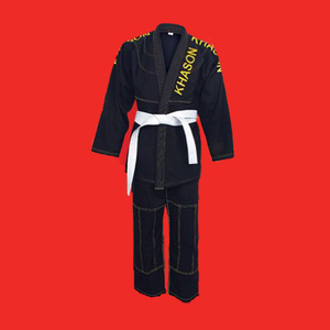 ชุดศิลปะการต่อสู้ gimo Jitsu bjitsu bjitsu ศิลปะการต่อสู้ทำจากผ้าฝ้ายผสมมุก450ตามสั่งแบบมืออาชีพ - Product Image 6