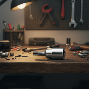 Chiavi a Bussola Quadrate Femmina da 1/4 di Pollice Cromate con Inserti Lucidati per Viti Torx - Product Image 3