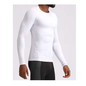 Logo personnalisé Slim Fit Gym T-Shirt Spandex/Polyester Demi Manches Séchage Rapide Respirant V-cou Emballage Coloré Disponible Divers - Product Image 5