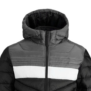 Best Selling Waterproof Puffer <b>Jackets</b> Men OEM/ODM Services Unique Design Canvas Fabric Stand Collar Winter <b>Pattern</b> - Product Image 6