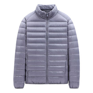 Winter Custom logo 2023 <b>Utility</b> Plain Color Boy Winter <b>Jackets</b> Bubble <b>Men</b> Quilted <b>Jackets</b> Winter Black Thick Puffer <b>Jacket</b> 2025 - Product Image 3
