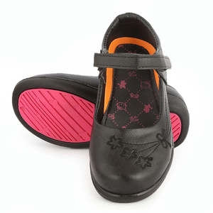 Girls <b>School</b> <b>Pumps</b> (7Z1) BL-945 - Black - Black - Product Image 5