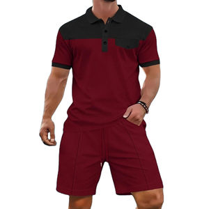 Novedades 2026: Conjunto de Verano Personalizado para Hombre, 2 Piezas, Algodón de Secado Rápido, Camiseta y Pantalones Cortos Estampados Casuales - Product Image 1