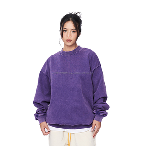 Sudadera con capucha de cuello redondo personalizada al por mayor, Sudadera con capucha de cuello redondo suelta en blanco de alta calidad para hombres Do Old Batik Heavy sudaderas con capucha para hombres y mujeres - Product Image 1