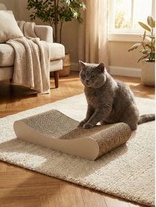 High Quality Amistar Luxury Classic Corrugated Carton Indoor Eco-Friendly Dog-Friendly <b>Cat</b> Scratcher Catnip for <b>Cats</b> Dogs All - Product Image 6