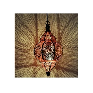 <b>Top</b> Selling Salsa Lantern Hanging Decor With Painted Finishing Design Quality Metal Lanterns With Multiple Colored Design - Product Image 6