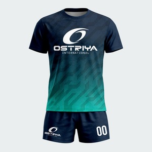 Uniformes de Voleibol Personalizables al por Mayor para Hombre, de Secado Rápido, Transpirables, 100% Poliéster, Cuello Redondo, MOQ Bajo de 2 Conjuntos - Product Image 1