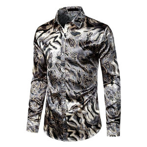 Offre Spéciale Hommes Slim Fit Casual Wear Chemise à boutons personnalisée de haute qualité - Product Image 2