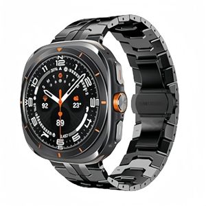 Correa de Reloj Inteligente Ajustable y Transpirable de Acero Inoxidable de Lujo con Cierre de Mariposa para Reloj 7 Ultra 2024 Nuevo Diseño 47mm - Product Image 2
