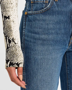 Pantalones vaqueros elásticos de cintura alta para mujer 100% Pantalones vaqueros de moda de alta calidad diseño vaqueros sólidos - Product Image 6