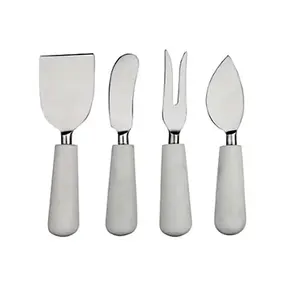 Cheese <b>Set</b> in Gold Plated Finished With Bamboo Design <b>Wooden</b> Handle Latest New Cheese <b>Set</b> in Wholesale Price - Product Image 2