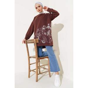 Túnica Marrón con Detalle de Aluminio - Product Image 2