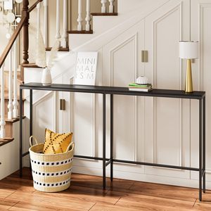 โต๊ะคอนโซลแคบยาวทันสมัยสำหรับวางหลังโซฟา - Product Image 1