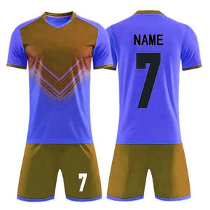 Uniformes de Fútbol de Calidad 2025, Conjuntos de Camisetas de Fútbol, Poliéster/Algodón, Sublimación, Transpirables, Ecológicos, Cortos y Ligeros - Product Image 3