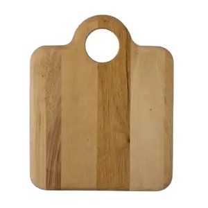 Hermosa tabla de quesos de madera con mango de metal, barra para el hogar, corte de madera de bambú, verduras y corte de queso para Cocina - Product Image 5