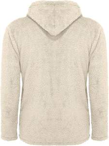 Veste polaire en fausse fourrure à fermeture éclair intégrale pour homme Pull polaire à fermeture éclair Sweat d'hiver à doublure Sherpa Veste chaude en polaire - Product Image 5