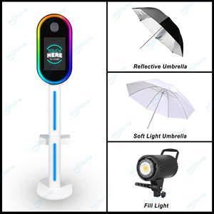 360SPB 2024 New P5 DSLR Photo Booth Magic Mirror Photo Booth 15.6" Touch Screen <strong>Open</strong> <strong>Air</strong> Machine - Product Image 4