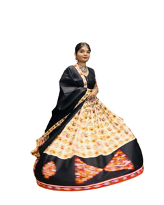 Top de 3 piezas tradicional indio y pakistaní para mujer Lengha Choli Plazzo listo para usar para bodas y fiestas de invierno - Product Image 1