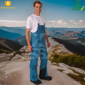 Pantalones de Peto Unisex Personalizables, Talla Grande, Alto Rendimiento, Ajuste Relajado, Duraderos, Impermeables, Transpirables, Estampados para Clima Cálido - Product Image 2