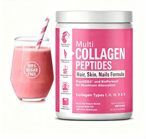Poudre de <span class=keywords><strong>collagène</strong></span> hydrolysé à marque privée OEM/ODM contenant un mélange de <span class=keywords><strong>collagène</strong></span> et de probiotiques - Product Image 1