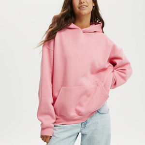 Sudaderas con capucha de alta calidad para mujer, peso pesado, 400GSM, sudaderas con capucha en blanco de gran tamaño, sudadera de manga larga sin cuerdas para mujer - Product Image 5