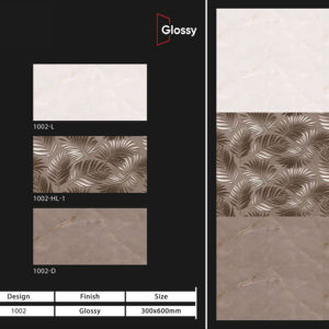 Azulejos de cerámica para pared de 300x600 mm, estilo moderno, para baño y cocina, con acabado brillante o mate, superficie con efecto de azúcar tallado, diseño de pared interior de lujo. - Product Image 1