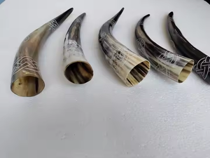 <b>Viking</b> <b>Horn</b> Authentic Drinking <b>Horn</b> Mead Handcrafted Polished Eco-Friendly Buffalo <b>Horn</b> Modern Natural Shape Home Decoration - Product Image 3