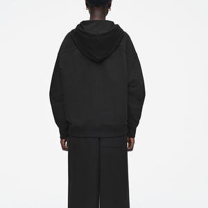 เสื้อฮู้ดดี้สีดำฟอกแบบใหม่ สไตล์คลาสสิก ทันสมัย สวมใส่สบาย ผลิตจากผ้าฝ้ายเนื้อนุ่ม สำหรับผู้ชาย - Product Image 3