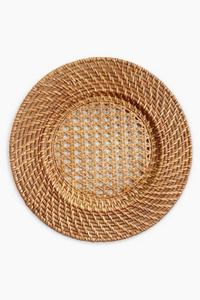 Fabricante de placas de cargador de mimbre de bambú de ratán hecho a mano decoración de mesa de comedor duradera sostenible de Vietnam - Product Image 3
