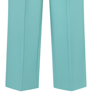 กางเกงขายาวทรงตรงผ้าแคนวาส ระบายอากาศ แห้งเร็ว ผูกเชือก ผ้ายืด 100% ผ้าฝ้าย เอวกลาง สำหรับผู้หญิง สไตล์ลำลอง ธุรกิจ ทำงาน - Product Image 3