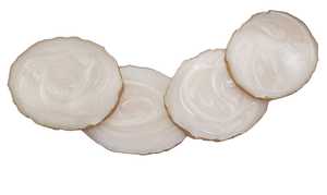 Sous-verres en résine de style vintage écologiques de qualité supérieure pour Noël avec bordure personnalisable pour la maison, l'hôtel, le restaurant - Product Image 5