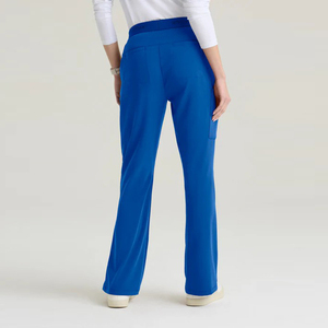 Ensemble de blouses et pantalons tissés YUHONG anti-rides à col en V et manches courtes pour femmes, idéal pour les salons de beauté et les spas - Product Image 6