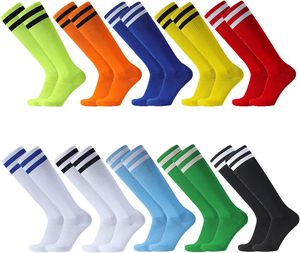 Snagging Resistance Spandex / Polyester Athletic <b>Socks</b> Custom Durable Athletic Knee-High <b>Stripe</b> Football <b>Socks</b> for <b>Men</b> and Boys - Product Image 5