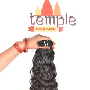 วิกต่อผมมนุษย์สีดำธรรมชาติไม่จัดทรงลอนสำหรับผู้หญิงอินเดีย - Product Image 3