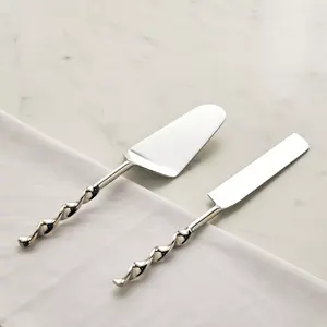 Elegant Stainless Steel Cake Server, Metal <b>Dessert</b> Serving Knife, Premium Tableware <b>Tool</b> for Wedding, Hotel and Restaurant - Product Image 1