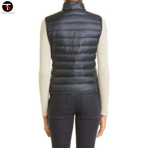Venta al por mayor de trajes completos de invierno chaleco sin mangas chaqueta Puffer chaleco transpirable mujeres algodón productos de alta calidad - Product Image 3