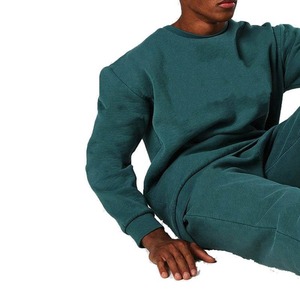 Survêtement à col rond personnalisé unisexe pour hommes pour l'hiver Streetwear avec logo survêtement décontracté pour hommes - Product Image 3