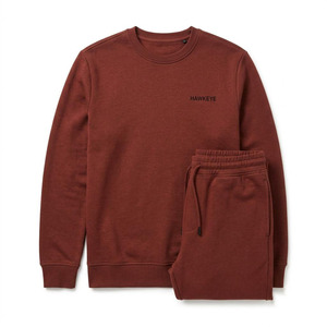 Conjunto Deportivo Hawk Eye para Hombre, Sudadera con Capucha de Forro Polar Delgado, Transpirable, Antibacterial, Poliéster/Algodón - Product Image 3