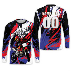 Vêtements de course de moto personnalisés, sublimation, maillot de motocross, équipement de moto tout-terrain, vêtements de moto à manches longues pour hommes - Product Image 5