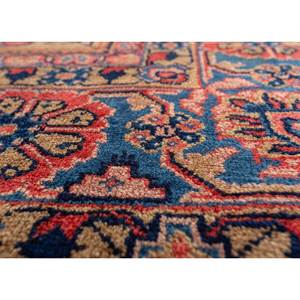 Tapis en laine noué à la main Aalam Blue Pae-5575 9x12 rectangulaire à motif médaillon pour la décoration de la maison, du salon ou de l'couloir - Product Image 3