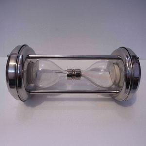 Corps en acier antique de minuterie de sable avec le sablier de temps de sable de tube de verre pour le restaurant de maison de bureau pour le jeu de synchronisation par AYAANS - Product Image 3