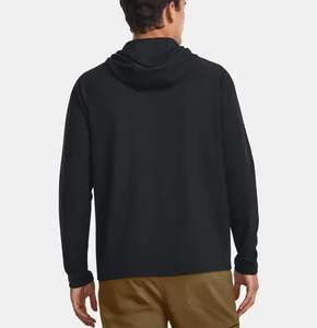 Sweat à capuche homme personnalisé en molleton 100% coton 330g, impression numérique hiver, streetwear de haute qualité, coupe classique, poids lourd - Product Image 4