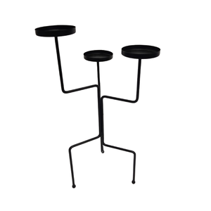 Metal Style Home Hotel and Tabletop Decorative Candle Holder for Christmas Decor Antique Design Metal Candle Holder for Use - Product Image 1