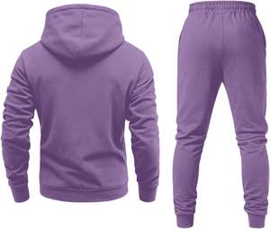 Ensemble de survêtement unisexe d'hiver, streetwear, à capuche, avec cordon de serrage, respirant, léger, imprimé, 100% coton - Product Image 6