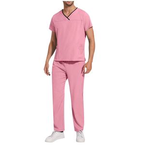 Fabricant vente en gros d'ensemble de blouses médicales à la mode, uniforme de laboratoire en denim à séchage rapide pour les infirmières hospitalières - Product Image 2