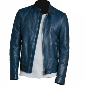 Design personnalisé Vente en gros Veste en cuir mode personnalisée de haute qualité Veste en cuir pour hommes - Product Image 5